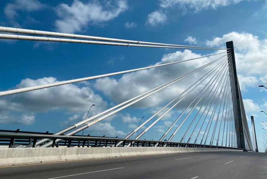 ivicsa puente bridge barranquilla colombia highways cuerdas tensores